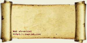 Jakov Kojadinović vizit kartica